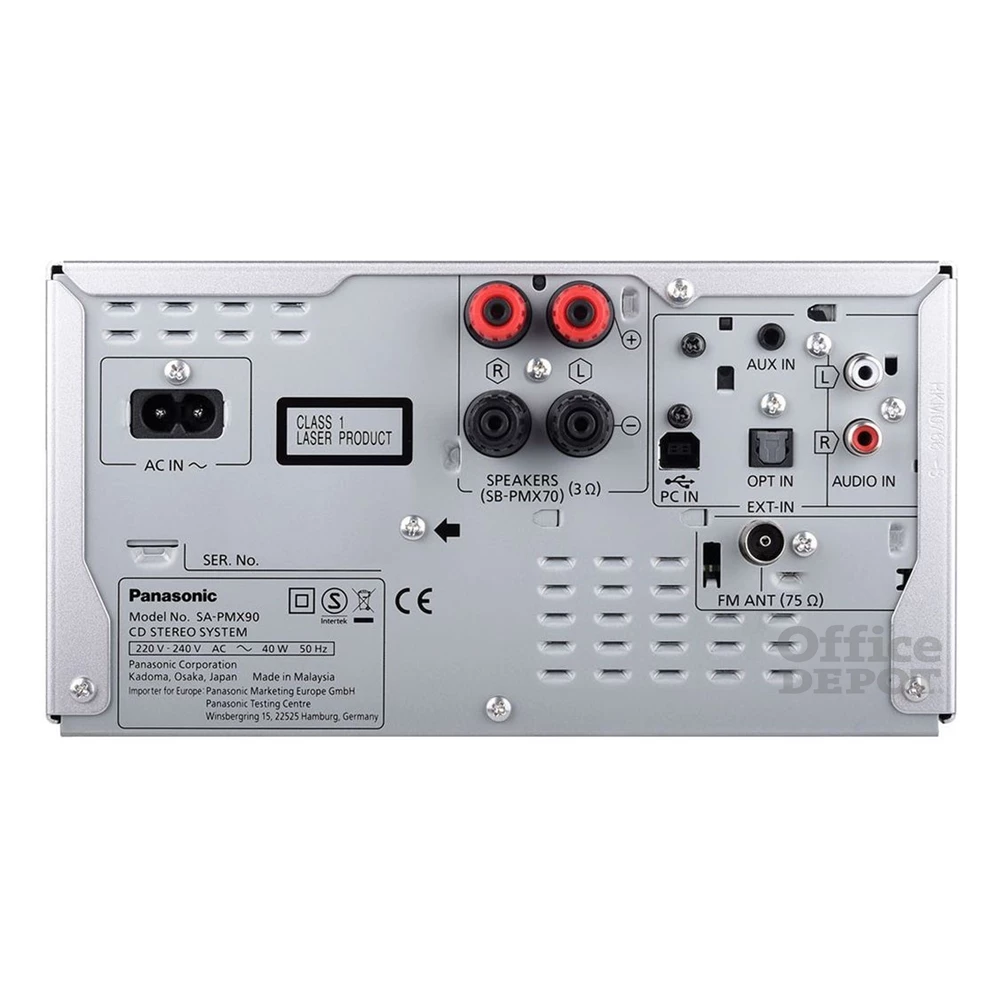 Panasonic SC-PMX90EG-K Hi-Res Audio fekete mikro hifi