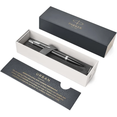 Parker Royal 1931575 Urban ezüst klipszes matt fekete golyóstoll