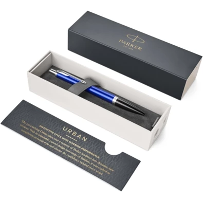 Parker Royal 1931581 Urban ezüst klipszes matt kék golyóstoll Parker Royal 1931581 Urban ezüst klipszes matt kék golyóstoll