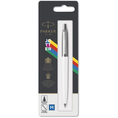 Parker Royal 2096874 Jotter Original BL ezüst klipszes fehér golyóstoll Parker Royal 2096874 Jotter Original BL ezüst klipszes fehér golyóstoll