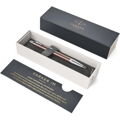Parker Royal IM Premium ezüst klipsz barna cizellált golyóstoll Parker Royal IM Premium ezüst klipsz barna cizellált golyóstoll