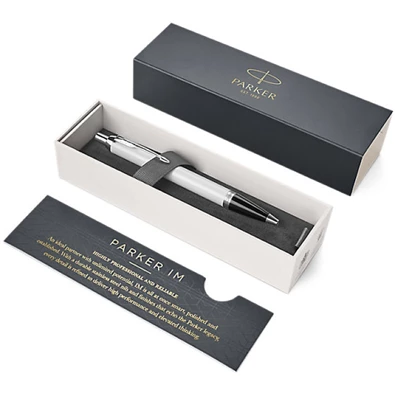 Parker Royal IM ezüst klipsz fehér golyóstoll Parker Royal IM ezüst klipsz fehér golyóstoll