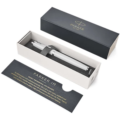 Parker Royal IM ezüst klipsz fehér töltőtoll Parker Royal IM ezüst klipsz fehér töltőtoll
