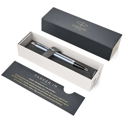 Parker Royal IM ezüst klipsz kék-szürke golyóstoll 1931669 Parker Royal IM ezüst klipsz kék-szürke golyóstoll 1931669