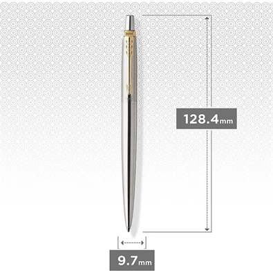 Parker Royal Jotter 1953182 arany klipsz, rozsdamentes acél golyóstoll Parker Royal Jotter 1953182 arany klipsz, rozsdamentes acél golyóstoll