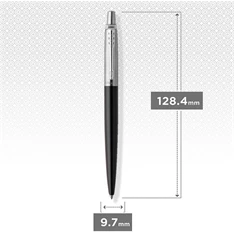 Parker Royal Jotter ezüst klipsz fekete golyóstoll 1953184 Parker Royal Jotter ezüst klipsz fekete golyóstoll 1953184