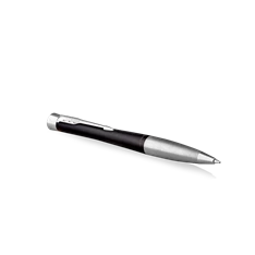 Parker Royal Urban Twist 2143639 ezüst klipszes matt fekete golyóstoll Parker Royal Urban Twist 2143639 ezüst klipszes matt fekete golyóstoll