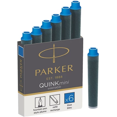 Parker Royal 6db rövid kék tintapatron Parker Royal 6db rövid kék tintapatron