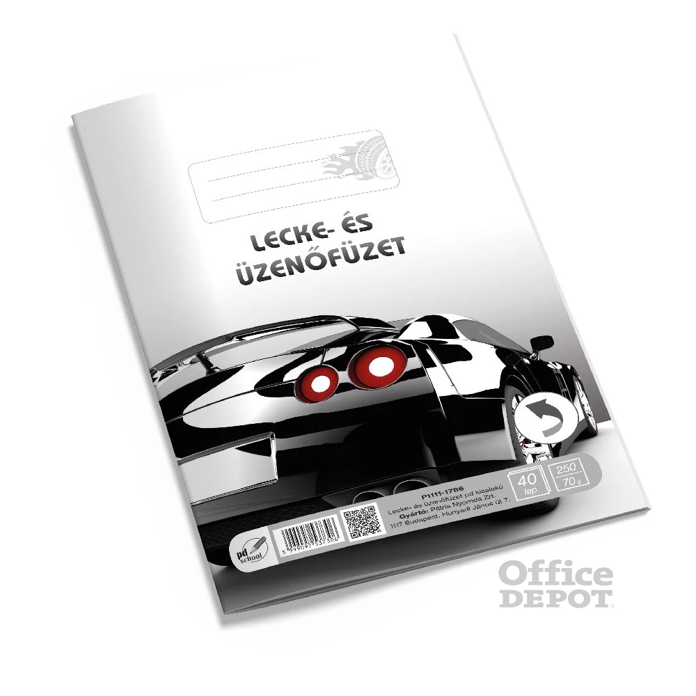 Pátria Design  A5 40 lapos leckefüzet és üzenőfüzet