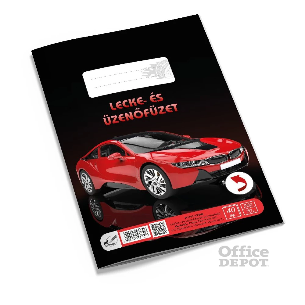 Pátria Design  A5 40 lapos leckefüzet és üzenőfüzet