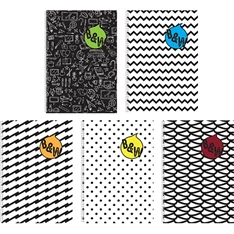 Pátria Design B&W A4 80lapos kockás spirálfüzet Pátria Design B&W A4 80lapos kockás spirálfüzet