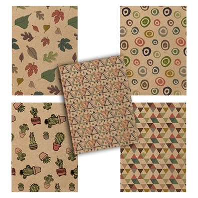 Pátria Design ECO Nature A4 40lapos kockás vegyes színű füzet Pátria Design ECO Nature A4 40lapos kockás vegyes színű füzet