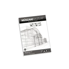 Pax A4 famentes műszaki 20 lap/csomag rajztömb Pax A4 famentes műszaki 20 lap/csomag rajztömb