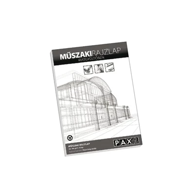 Pax A4 famentes műszaki 20 lap/csomag rajztömb Pax A4 famentes műszaki 20 lap/csomag rajztömb