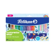 Pelikan Colorella S. C302 filctoll 24db-os (18+ 6db pasztell) + sablon Pelikan Colorella S. C302 filctoll 24db-os (18+ 6db pasztell) + sablon