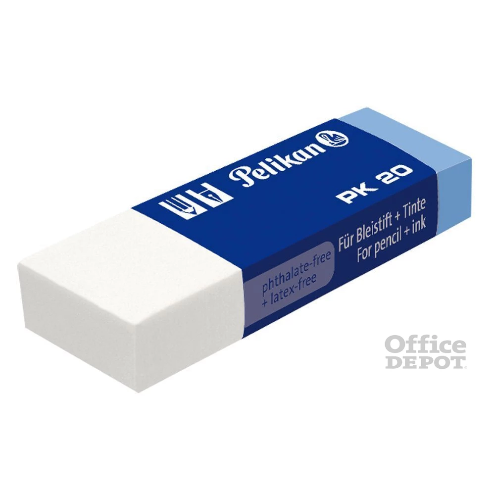 Pelikan PK20 védőpapíros kék/fehér radír
