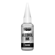 Pentart 20 ml ezüst metál alkoholos tinta
