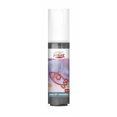 Pentart 20 ml fekete kontúr lehúzható üvegfesték
