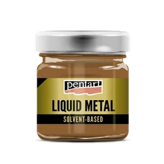 Pentart 30 ml bronz folyékony fém