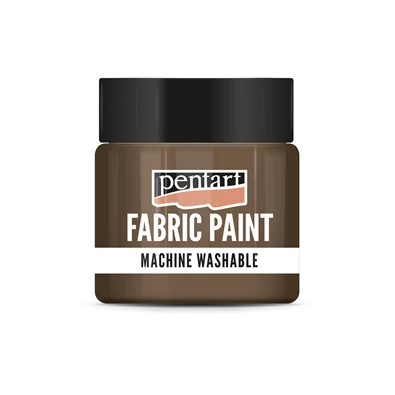 Pentart 50 ml barna textilfesték