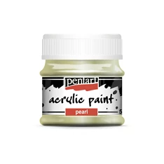 Pentart 50 ml zöld gyöngyház akrilfesték Pentart 50 ml zöld gyöngyház akrilfesték