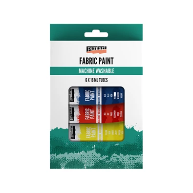 Pentart 6 x 16 ml textilfesték szett Pentart 6 x 16 ml textilfesték szett
