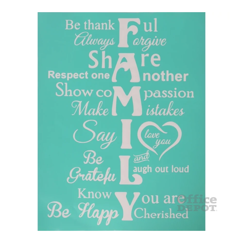 Pentart Family 21,5x27,5 cm szita stencil