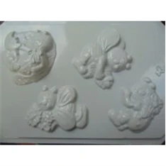 Pentart Katicák és méhecskék gipszkiöntő forma