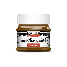 Pentart fényes 50 ml gesztenye akrilfesték