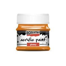Pentart fényes 50 ml narancs akrilfesték