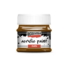 Pentart matt 50 ml gesztenye akrilfesték
