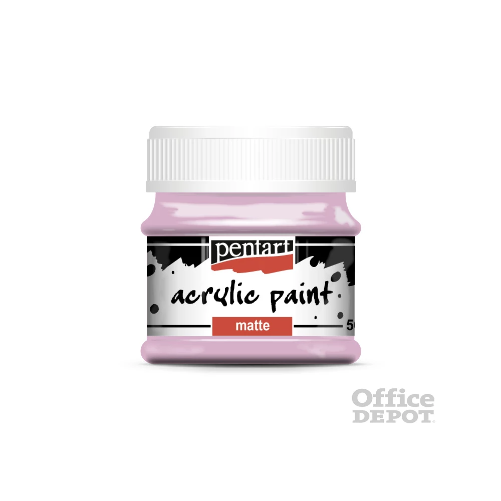 Pentart matt 50 ml rózsaszín akrilfesték