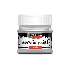 Pentart matt 50 ml szürke akrilfesték