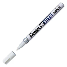 Pentel X100WS gömbhegyű fehér jelölő filc Pentel X100WS gömbhegyű fehér jelölő filc