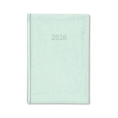 Period Border Menta 2026 B6 heti beosztású körbevarott határidőnapló