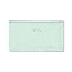 Period Border Menta 2026 fekvő körbevarott zsebnaptár