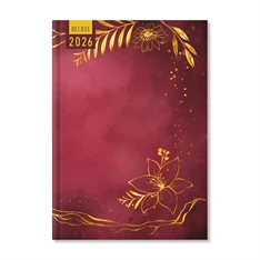 Period Deluxe Tender 2026 A5 napi beosztású határidőnapló