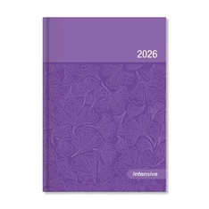 Period Intensive 2026 A5 napi beosztású lila lakk határidőnapló