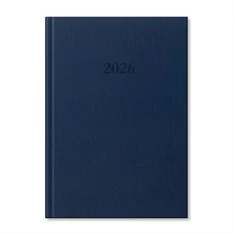 Period Standard 2026 B5 heti beosztású kék műbőr határidőnapló