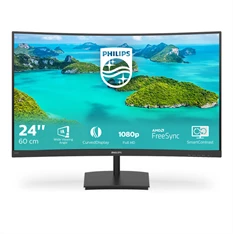 Philips 23,6" 241E1SCA FHD VA VGA/HDMI ívelt monitor