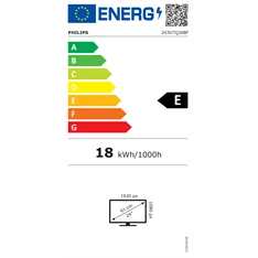 Philips 24" 243V7QJABF FHD IPS 75Hz HDMI/DP/VGA gamer monitor Philips 24" 243V7QJABF FHD IPS 75Hz HDMI/DP/VGA gamer monitor