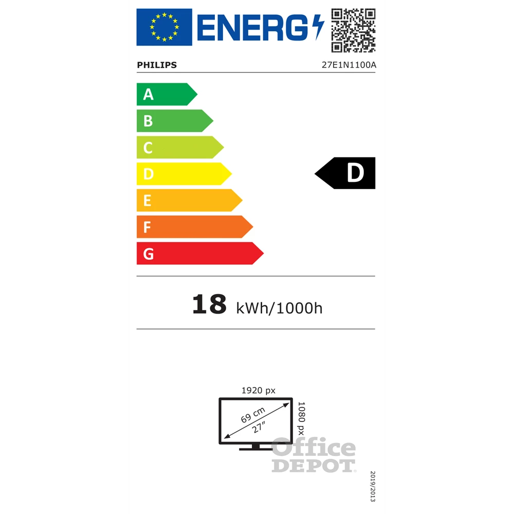 Philips 27" 27E1N1100A/00 FHD IPS 100Hz HDMI/VGA hangszóró monitor