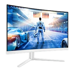Philips 27" 27M2C5501/00 QHD Fast VA 180Hz HDMI/DP fehér ívelt gamer monitor