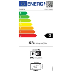 Philips 43" 43PUS7506/12 4K UHD Saphi Smart LED TV Philips 43" 43PUS7506/12 4K UHD Saphi Smart LED TV