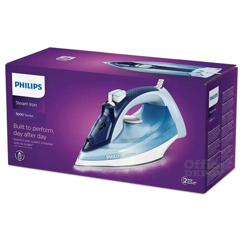 Philips DST5030/20 5000 Series kék gőzölős vasaló