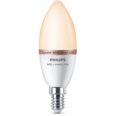 Philips 929002448721 Smart WIZ E14, 4,9/40W hideg/meleg fehér gyertya okosizzó Philips 929002448721 Smart WIZ E14, 4,9/40W hideg/meleg fehér gyertya okosizzó