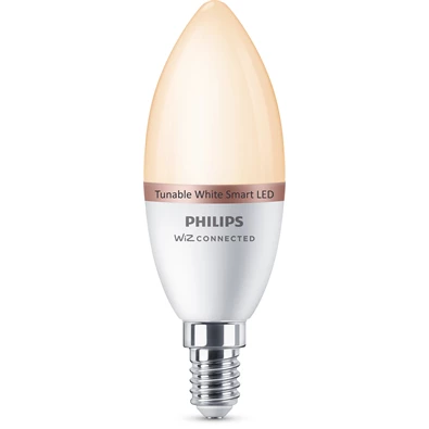 Philips 929002448721 Smart WIZ E14, 4,9/40W hideg/meleg fehér gyertya okosizzó Philips 929002448721 Smart WIZ E14, 4,9/40W hideg/meleg fehér gyertya okosizzó