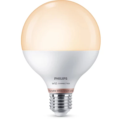 Philips 929002451021 Smart WIZ E27, 11/75W hideg/meleg fehér óriásgömb okosizzó Philips 929002451021 Smart WIZ E27, 11/75W hideg/meleg fehér óriásgömb okosizzó