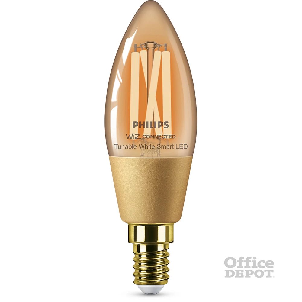 Philips 929003017721 Smart WIZ E14, 4,9/40W hideg/meleg fehér retro gyertya okosizzó