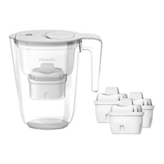 Philips AWP2933WHT3/31 fehér 2,6 L vízszűrő kancsó + 2 db szűrő Philips AWP2933WHT3/31 fehér 2,6 L vízszűrő kancsó + 2 db szűrő